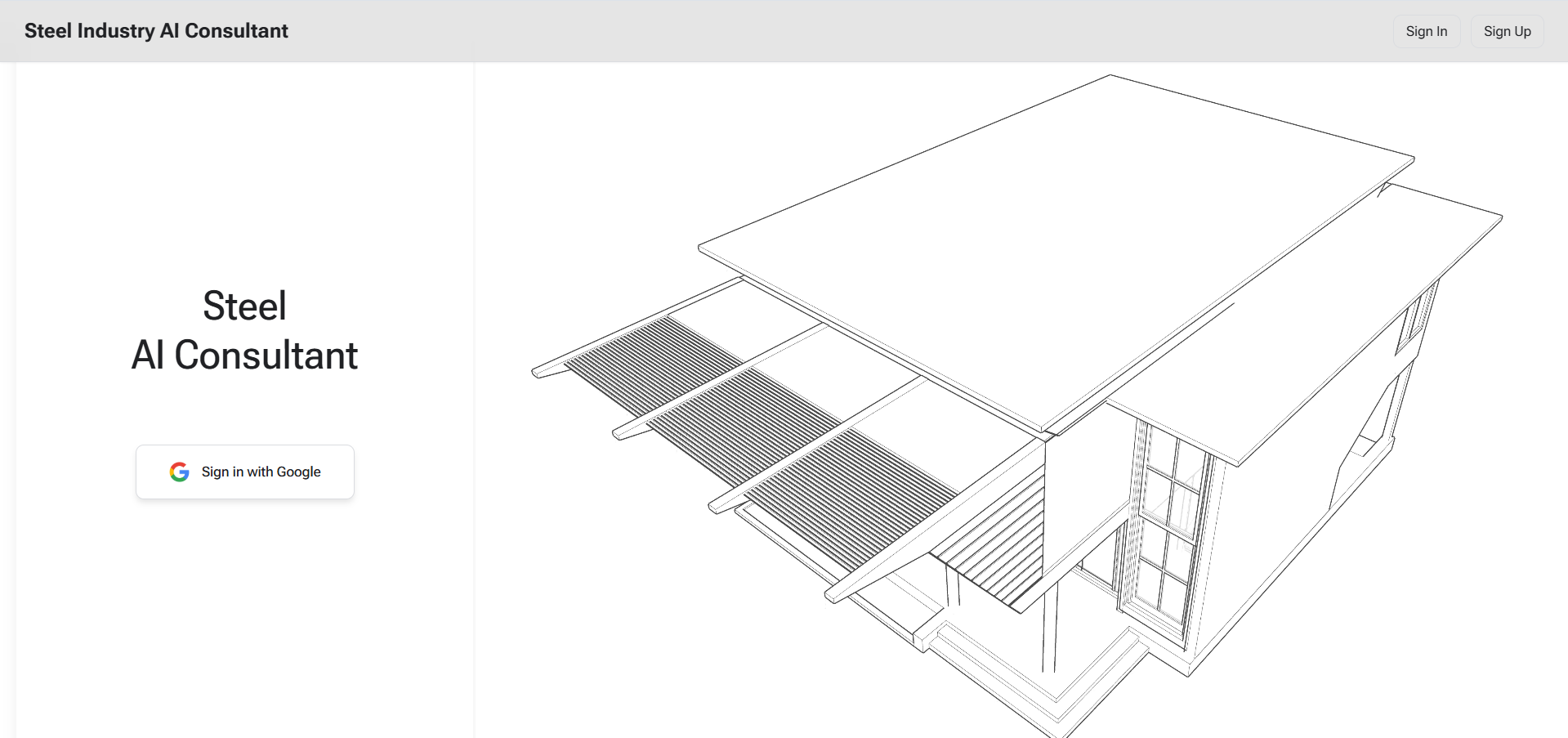 Steel AI website